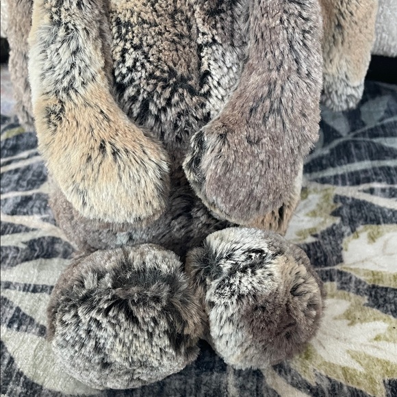 JellyCat Plush Brown Bunny Stuffed Animal - Soft Long Ears - Picture 3 of 13